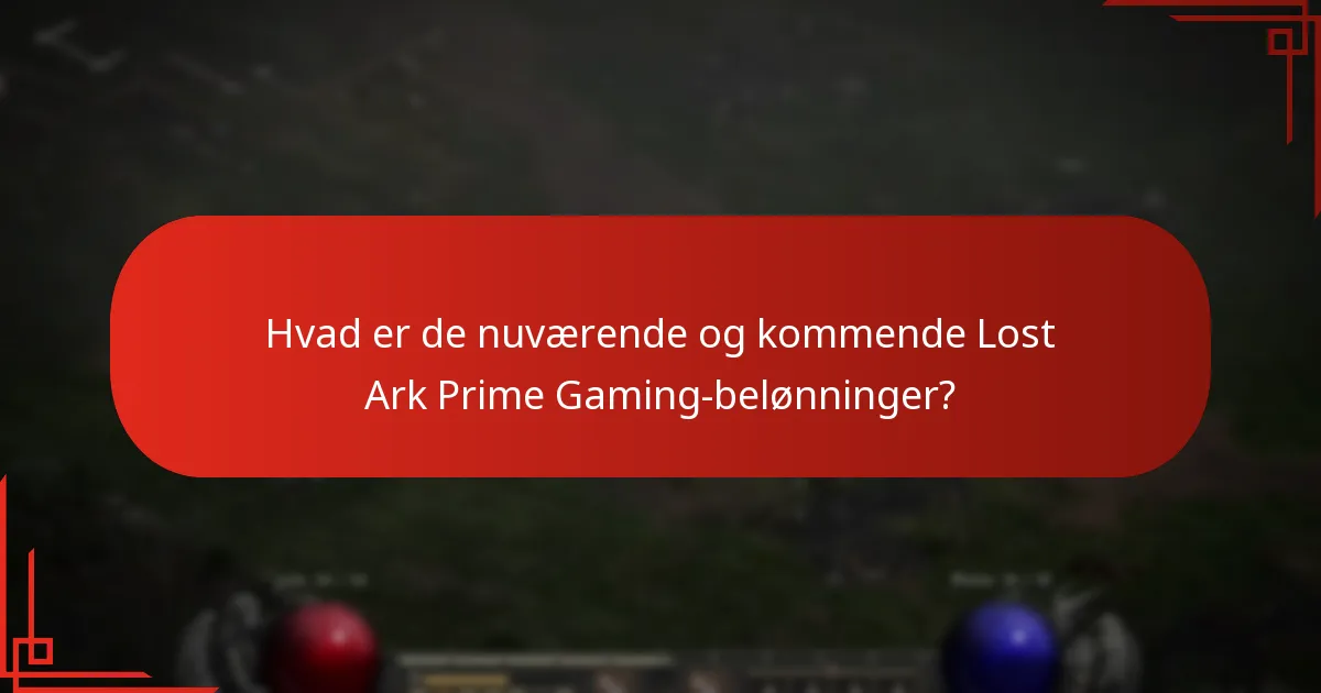 Hvordan kan jeg kræve Lost Ark Prime Gaming-belønninger?