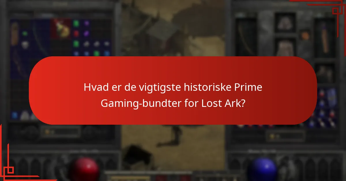 Hvordan har Prime Gaming-bundterne til Lost Ark udviklet sig over tid?