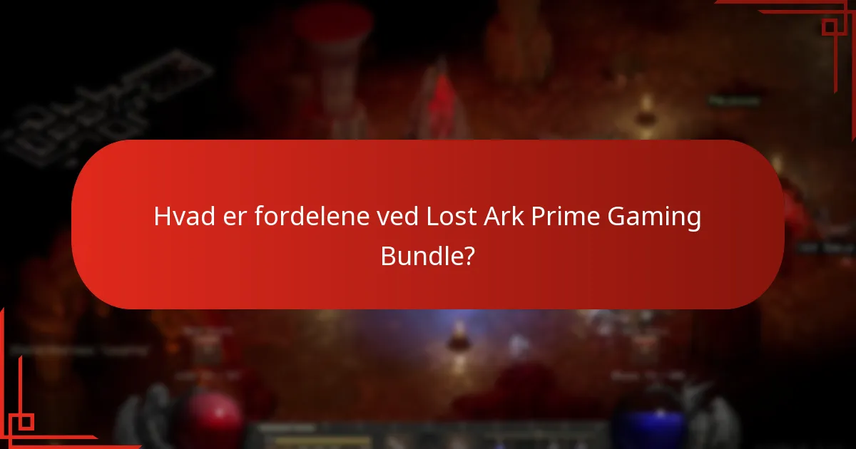 Hvornår er Lost Ark Prime Gaming Bundle tilgængelig?