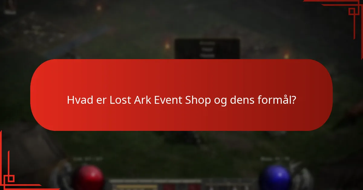 Hvilke belønninger er tilgængelige i Lost Ark Event Shop?