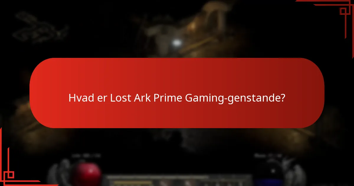 Hvordan indløser man Lost Ark Prime Gaming-genstande?