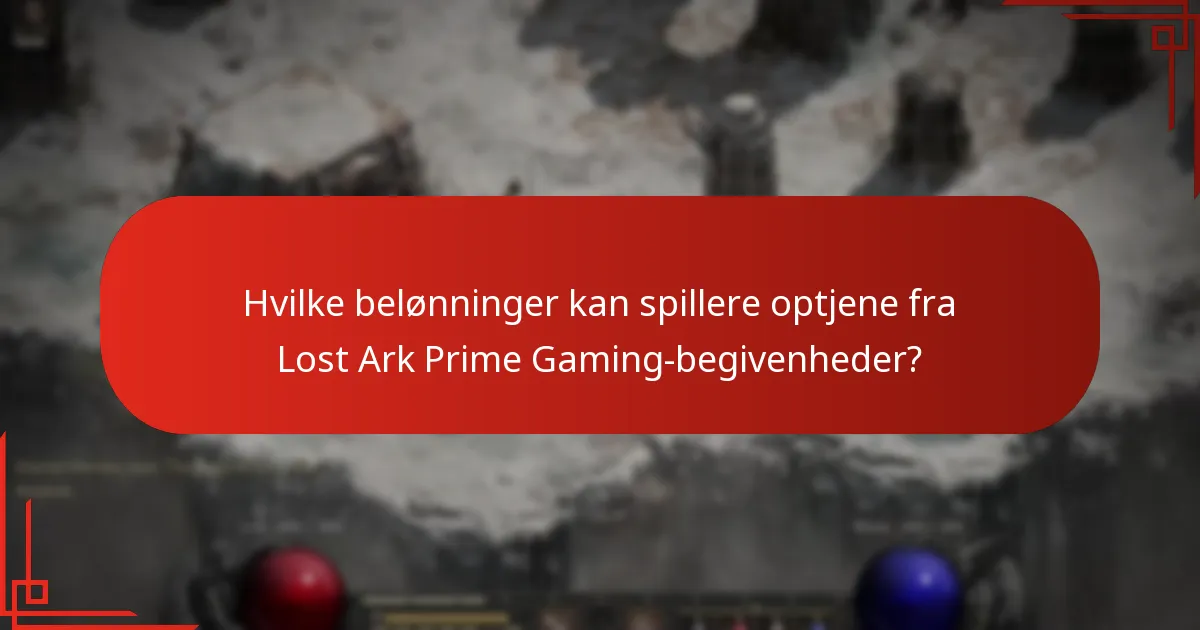 Hvornår finder Lost Ark Prime Gaming-begivenheder sted?