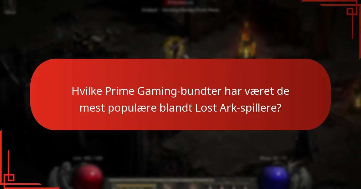 Hvilke tendenser kan observeres i Lost Ark Prime Gaming-bundterne?