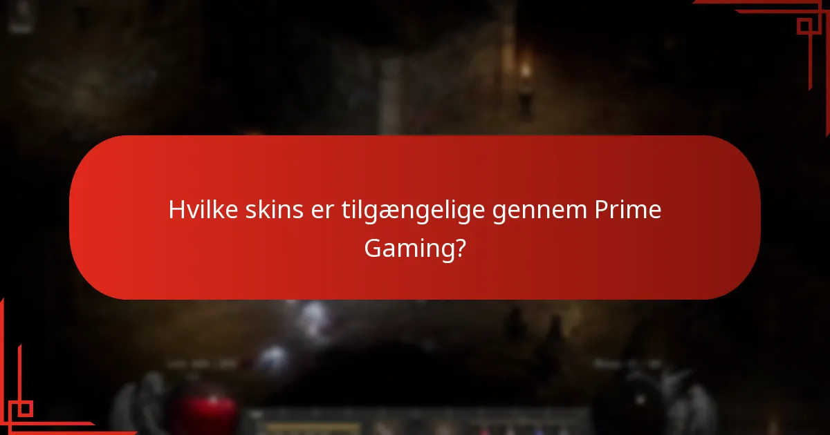 Hvilke ressourcer kan erhverves via Prime Gaming?