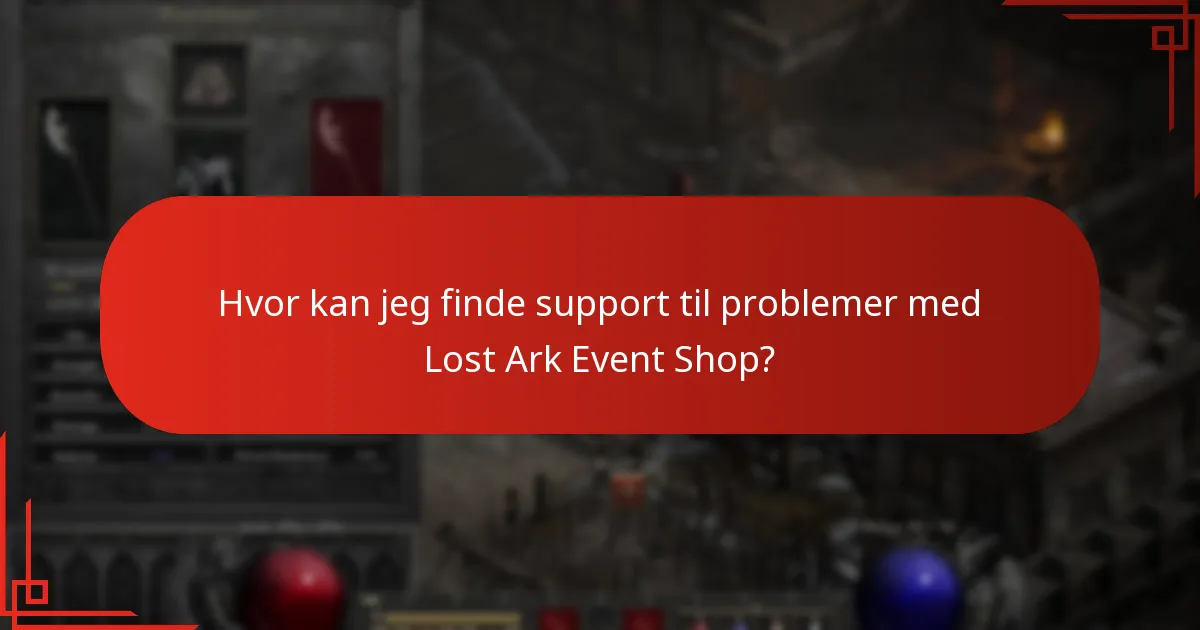 Hvad er nogle fællesskabsindsigter om problemer med Lost Ark Event Shop?