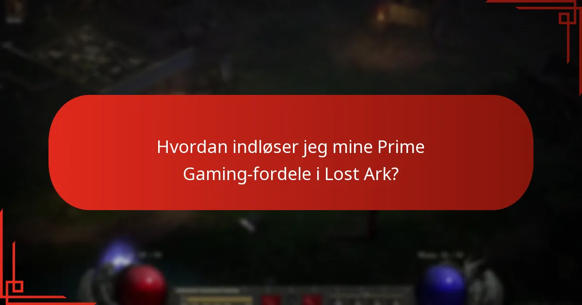 Hvad er de seneste opdateringer til Prime Gaming-fordele for Lost Ark?