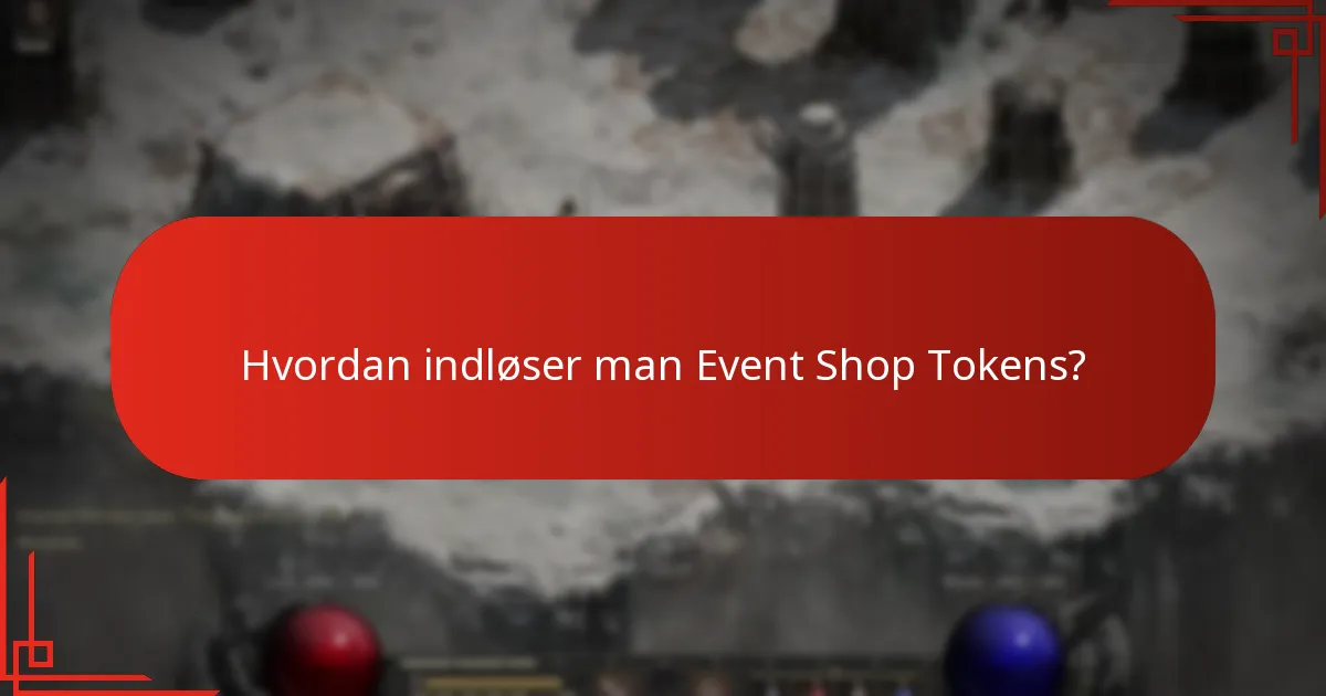 Hvordan administrerer man Event Shop Tokens effektivt?