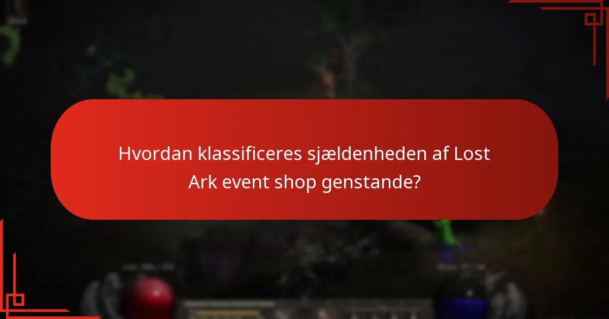 Hvornår er Lost Ark event shop genstande tilgængelige?